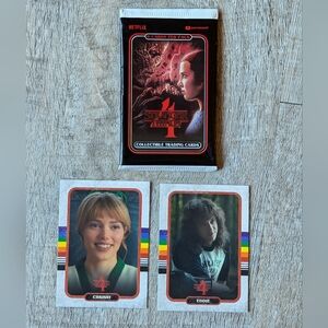 Stranger Things 2023 Zerocool Season 4 trading cards Chrissy and Eddie Bundle